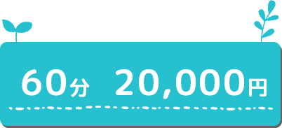 60分　20,000円